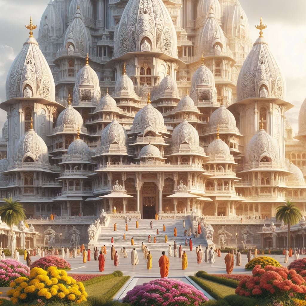 NeoVedic AI fantasy digital art by The Living Kingdom